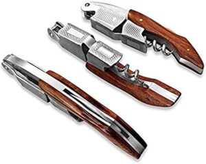 Wood Handle Professional Wine Opener Multifunction Portable Screw Corkscrew Wine Bottle Opener Cook Tools