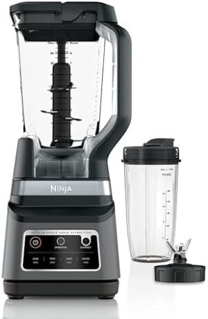 Ninja 2-In-1 Professional Blender, One Touch Blending Programs, 1200W, Black/Grey, BN750ME, 2 Years Warranty