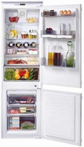 SANMICA Built In Refrigerator, SMBC256V/01 No Frost Freezer, Auto Defrost Fridge, Energy Efficient, A+ Cooling, Antibacterial System, 243L, Italian Engineering Crafting, 1 Year Manufacturer Warranty