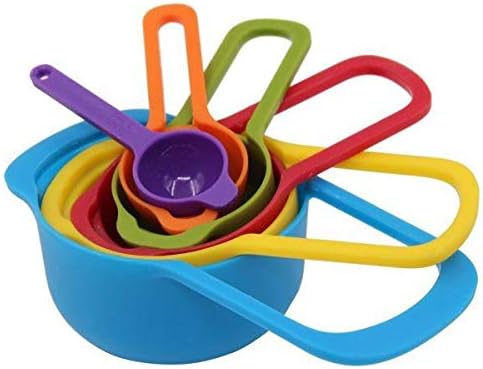 6-Piece Kitchen Measuring Cups Set – Stackable, BPA-Free, Durable Measuring Cups for Baking & Cooking