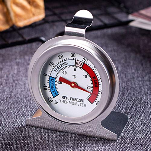 3PCS Refrigerator Freezer Thermometer - Refrigerator/Freezer/Fridge Temperature Cooler - Classic Series Large Dial Thermometer (3)