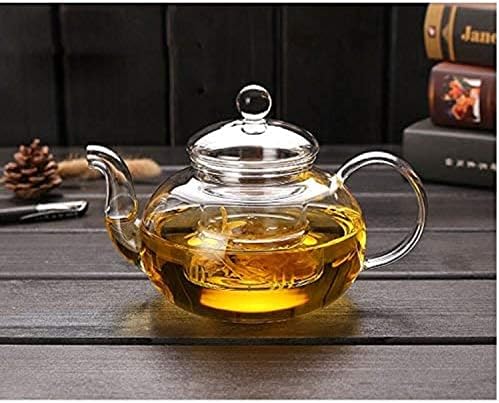YULAN Glass Teapot With Infuser, Teapot With Strainer For Loose Tea, Glass Tea Pot Can be Used On Stovetop 800ml-144