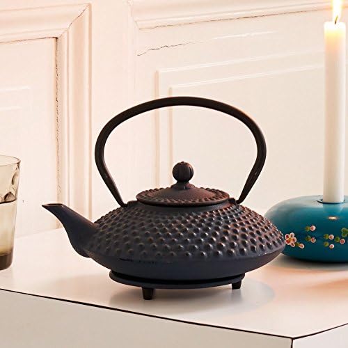 bredemeijer Jing Teapot, 1.25-Liter, Blue Cast Iron