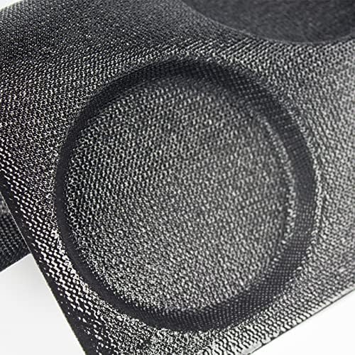 KBTBAK Black Perforated Silicone Hamburger Bun Pan, Non-Stick Baking Pan for Making Buns